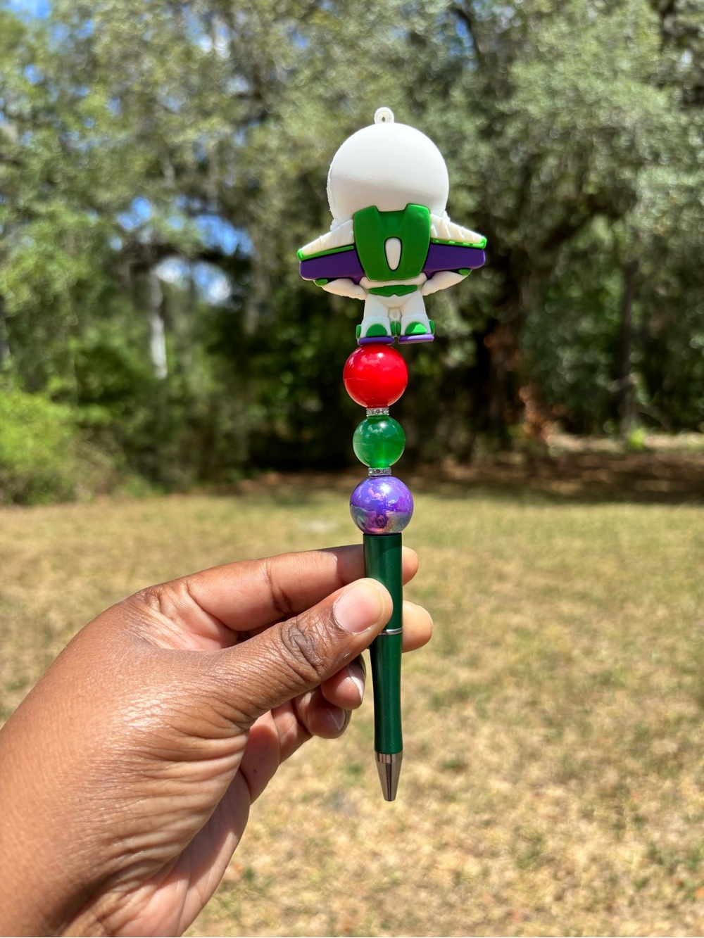 Handcrafted Buzz Character Pen - Picture 2 of 2